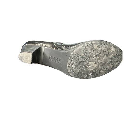 Pikolinos Boots Witchy Whimsigoth Basic Black Leather Zip Knee High Size 10 1/2 - Picture 12 of 13